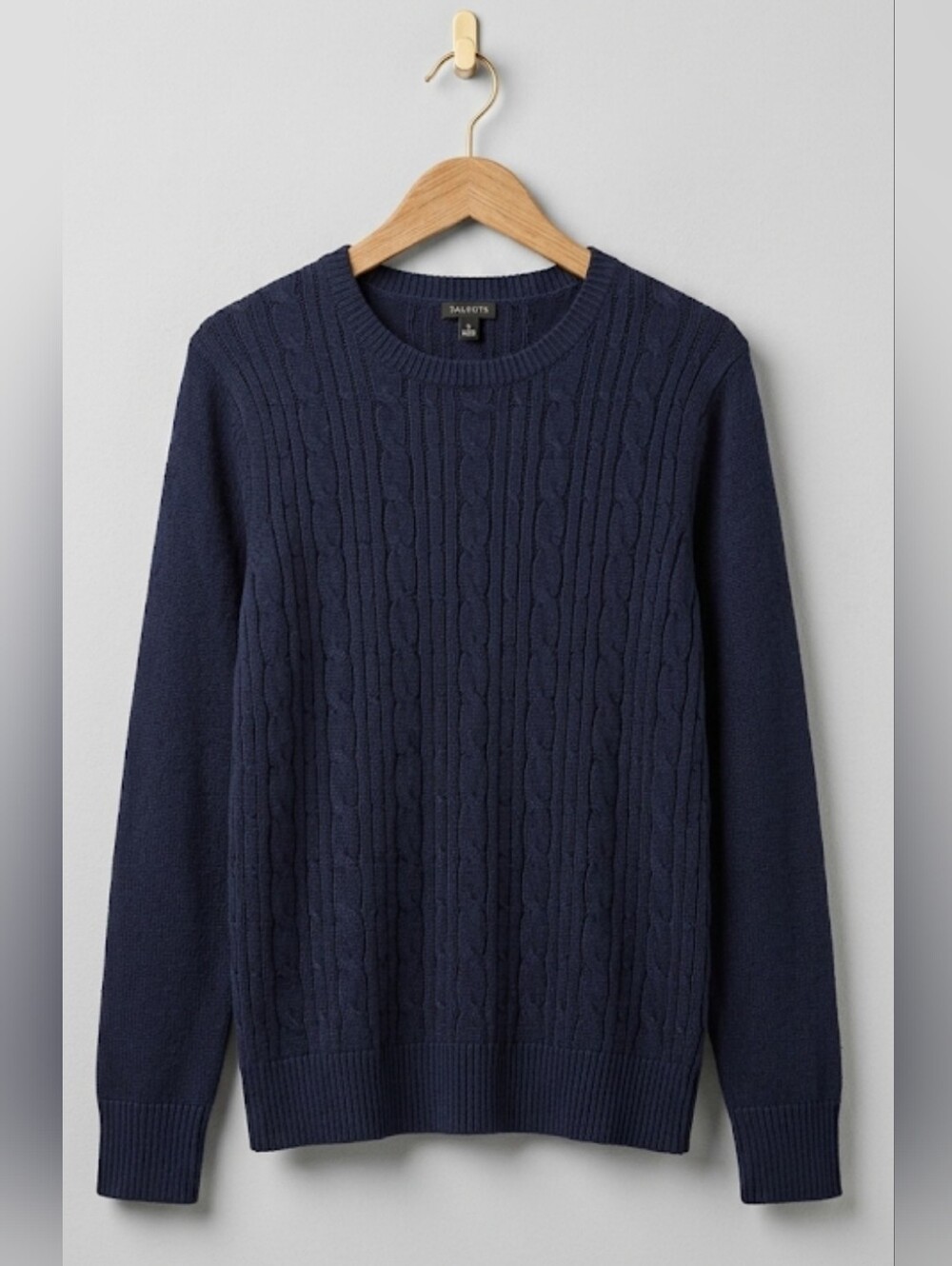 Talbots Navy Blue Cable Knit Sweater XL